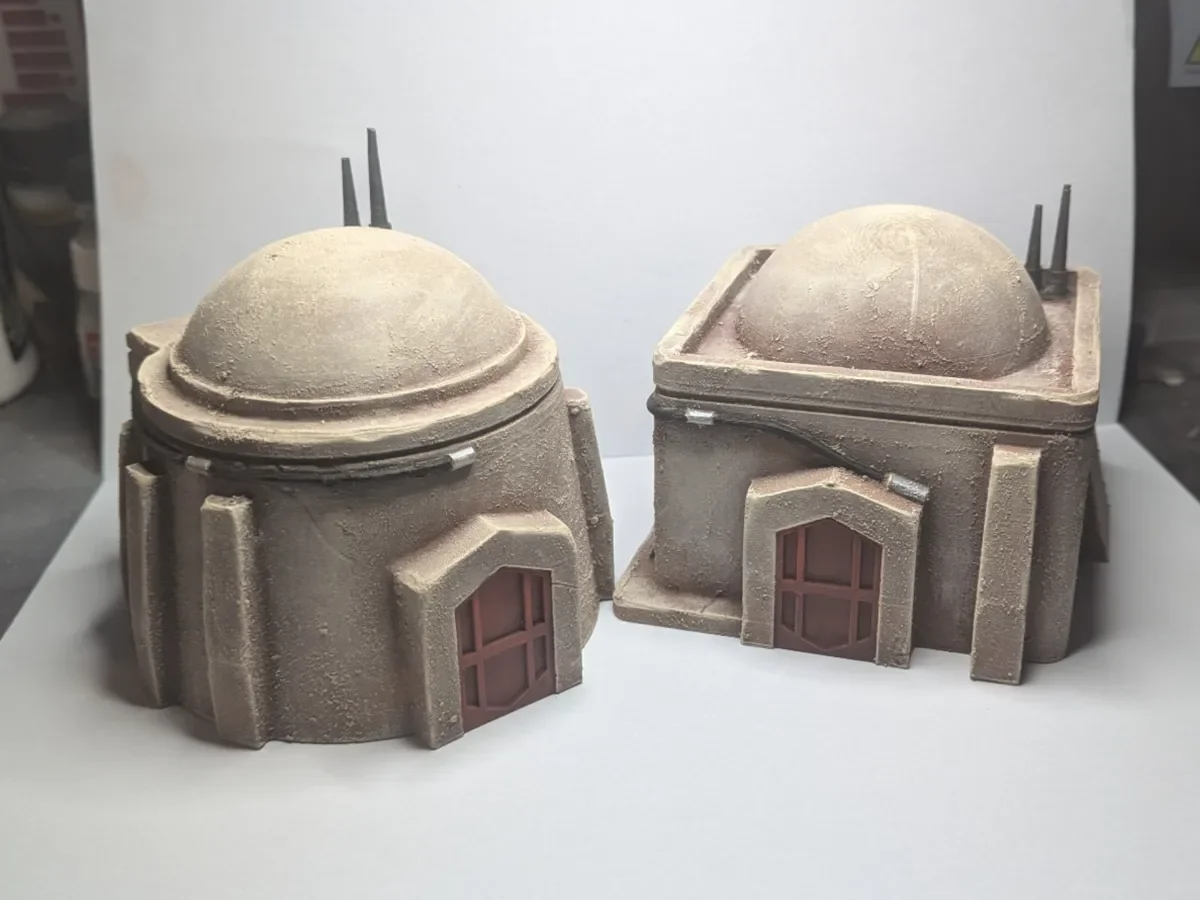Sci-Fi Desert Huts