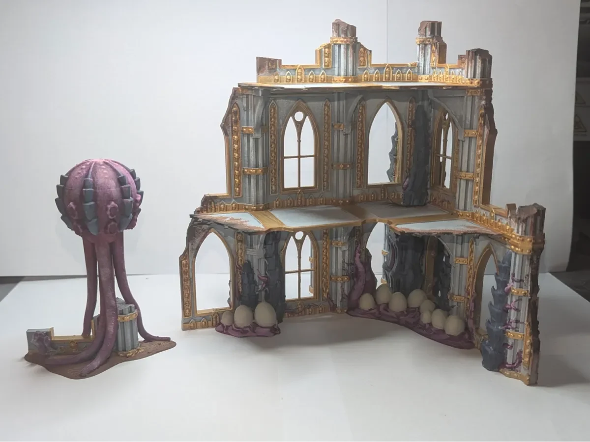 Three-Storey Ruins & Spore Thrower