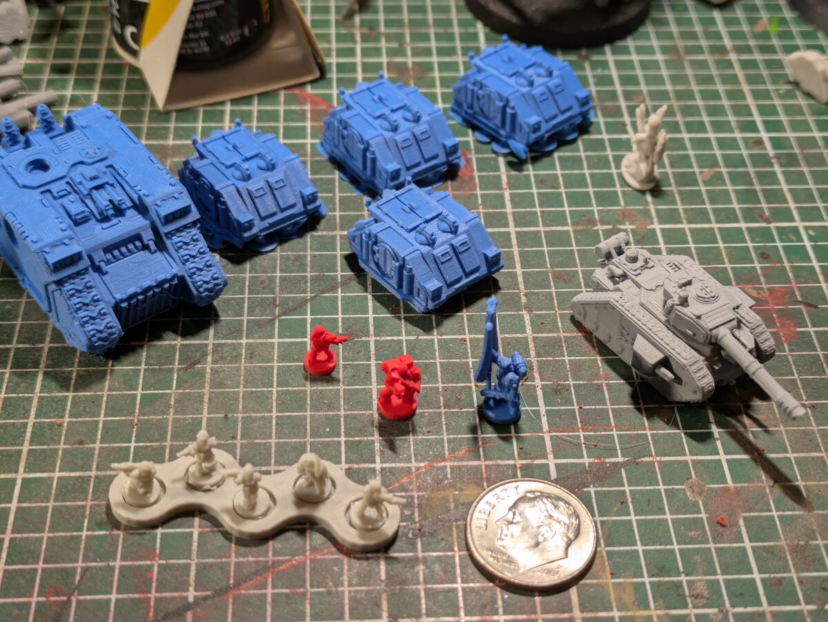3D printed miniature - army unit