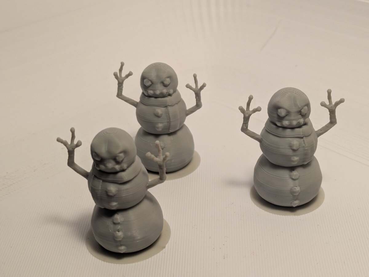 3D printed miniature - painted example