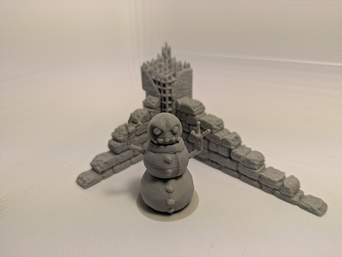 3D printed miniature - squad member