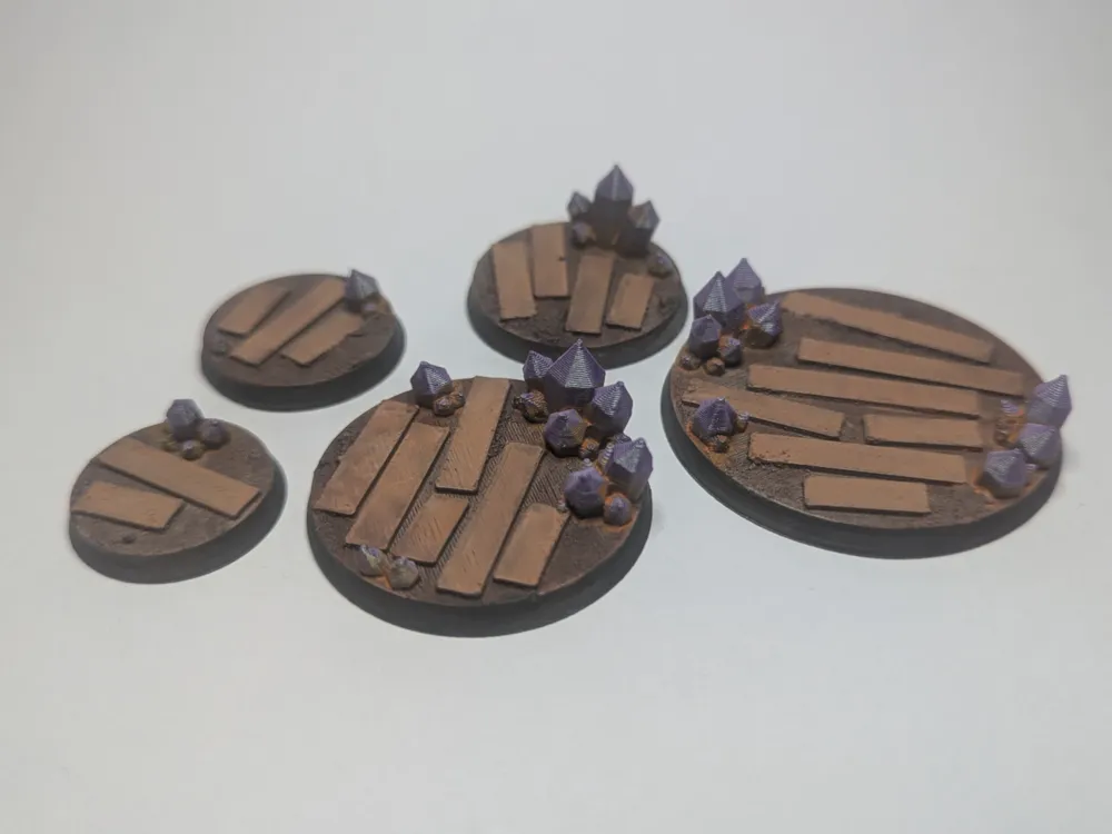 Gem Mine Miniature Bases