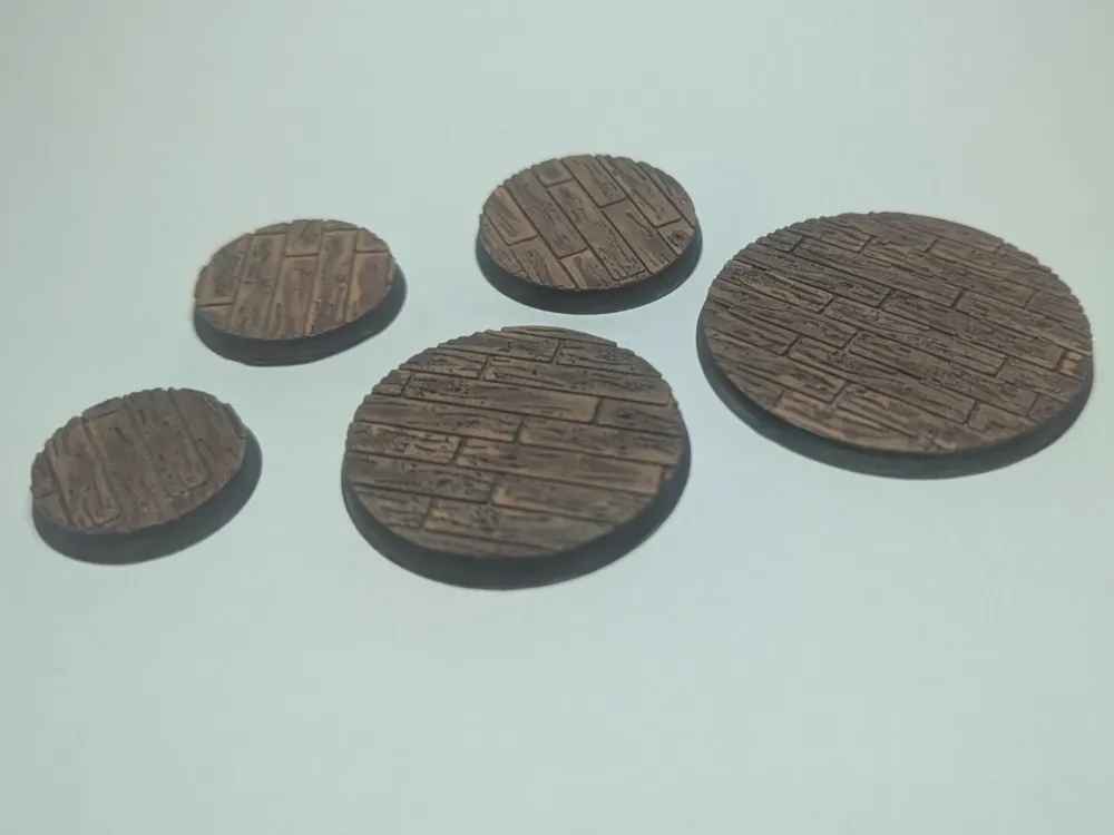 Wooden Planks Miniature Bases
